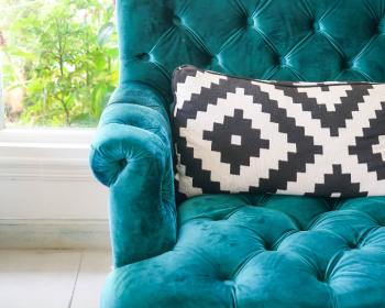 Pillow on sofa decoration interior